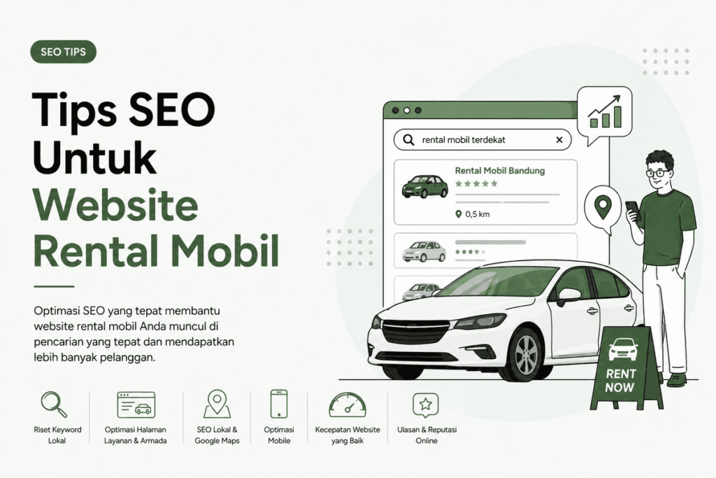 Strategi dan tips SEO untuk website rental mobil